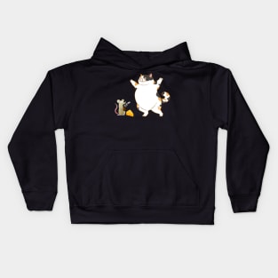 mous cat guns Kids Hoodie